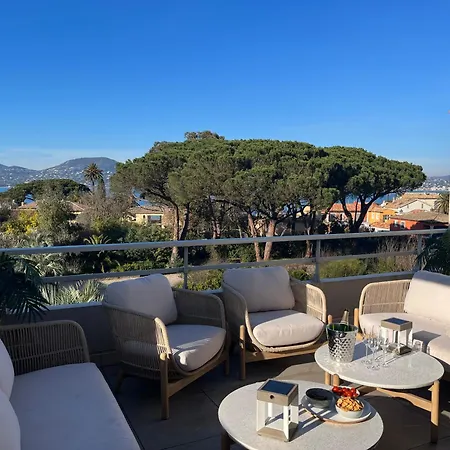 Terrasse Vue Mer - Appartement 6 Pers, 3 Chambres Et Parking A St Tropez Saint-Tropez Exterior foto