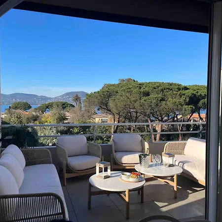 Terrasse Vue Mer - Appartement 6 Pers, 3 Chambres Et Parking A St Tropez Saint-Tropez Exterior foto