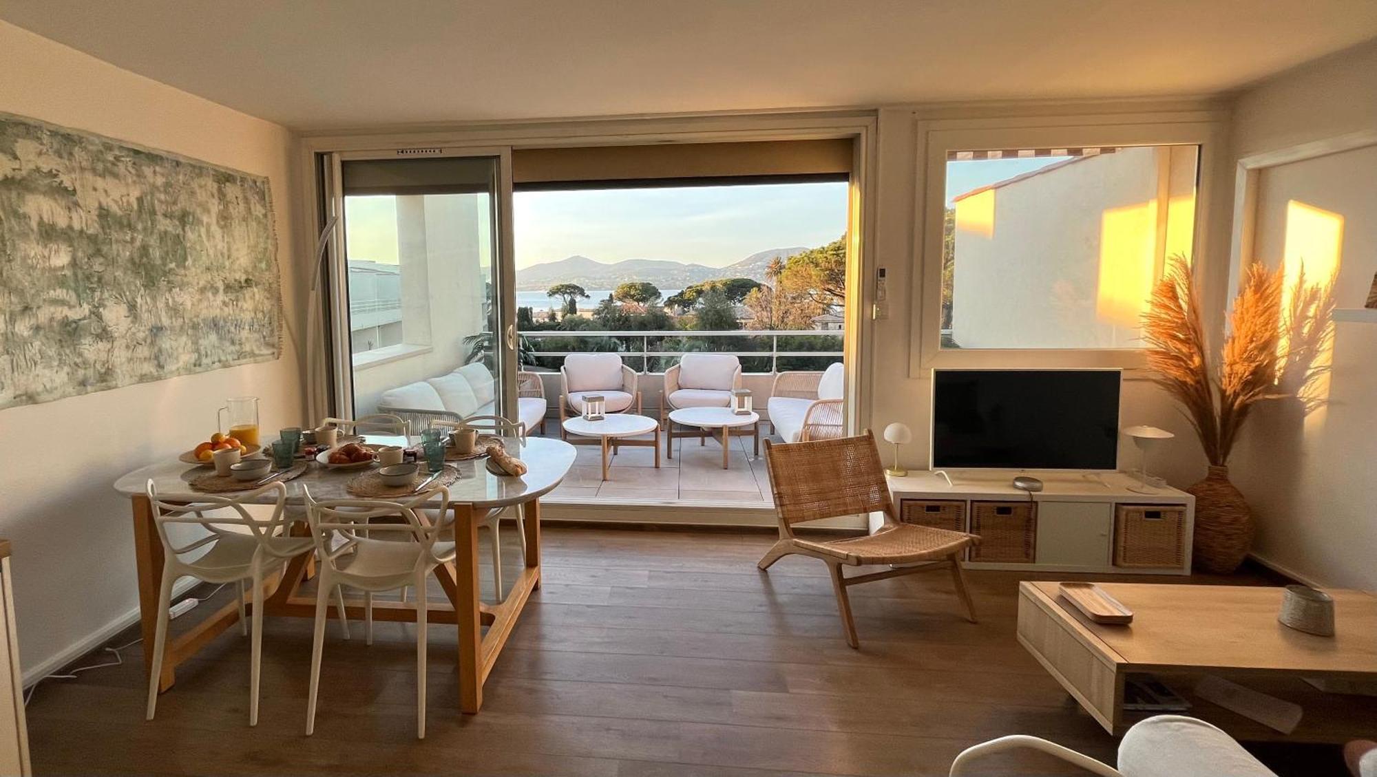 Terrasse Vue - 6 Pers, 3 Et Parking A St Tropez Appartement Saint-Tropez