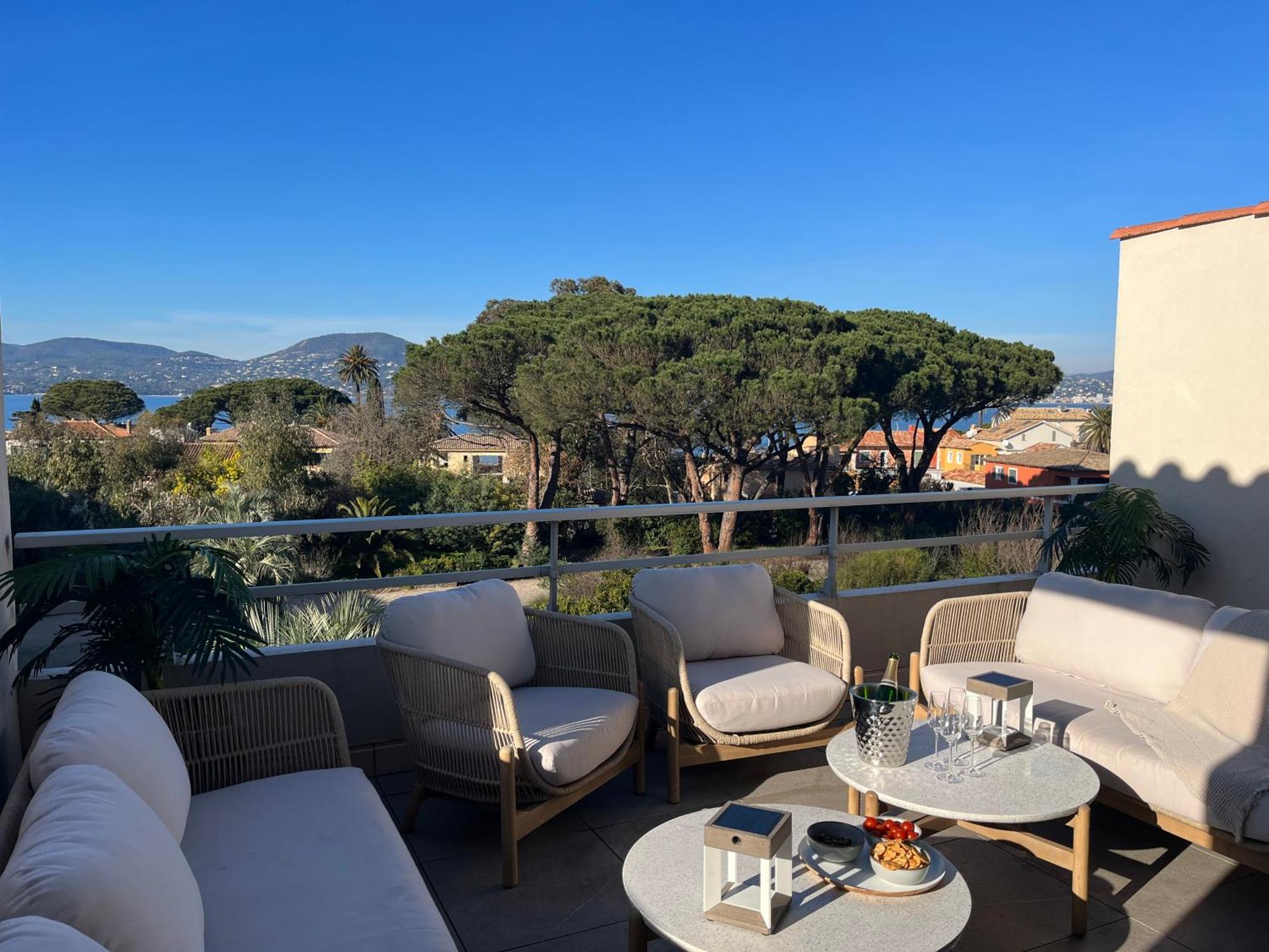 Terrasse Vue - 6 Pers, 3 Et Parking A St Tropez Appartement